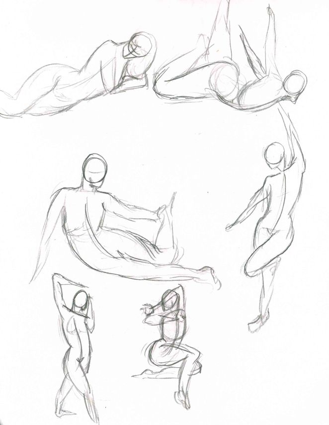 Gesture Drawings, 3.28.15